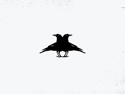 Dueling Ravens brand development brewery logo mark