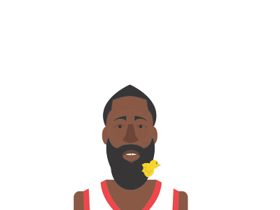 Harden artwork beard harden houston illustration james nab rockets vector