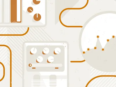 5 Pedals Going Up In Value chart cords illustration pedals value