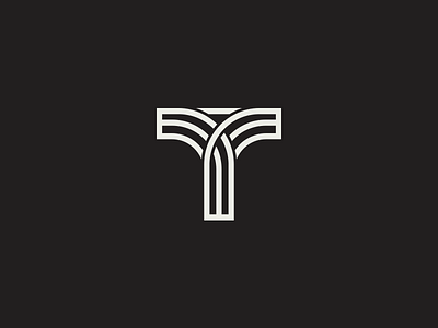 Tau font letter lettering lines logo mark t type