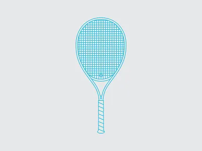 Tennis Racquet icon illustration logo mark tennis vector
