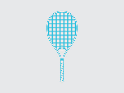 Tennis Racquet icon illustration logo mark tennis vector