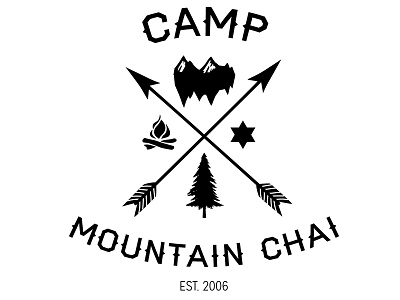 Camp T-Shirt Design camp design illustration oldschool tshirt vector