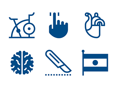 Medtronic Icons bike brain fill heart icon icons line medical scalpel set