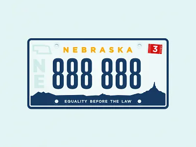 NE plate chimney rock license ne nebraska plate state