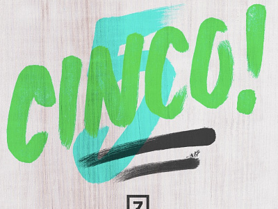 Brush Pen IRL brush cinco de mayo lettering scan script