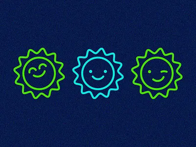 Sunnymojis 01 bright day emoji expression hot icon sun