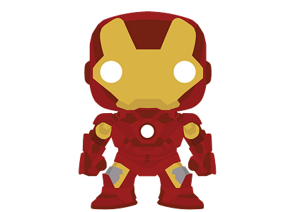 Iron Man Mark VII Funko Pop for Stickermule's magnet promo stickermule