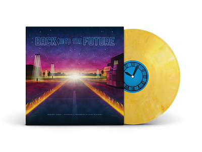 Back To The Future Trilogy Box Set back to the future clock dan kuhlken dkng nathan goldman packaging parking lot vinyl