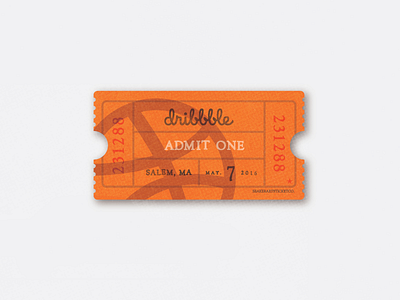 Dribbble Invite dribbble dribbble invite dribbbleinvite invitation invite retro ticket vintage