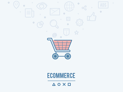 webina: Ecommerce bag cart e commerce ecommerce icons online shop shopping shopping cart store