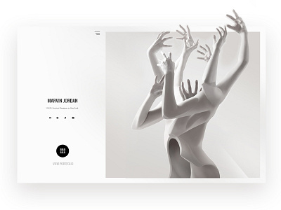 Creative Portfolio creative grid material portfolio web