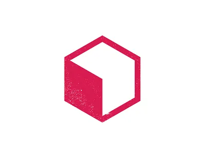 Box 3d box brand branding hexagon illusion illustration logo mark modern simple texture