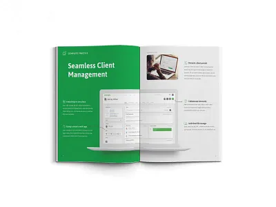 Canopy Brochure Pages booklet canopy collateral features green software brochure