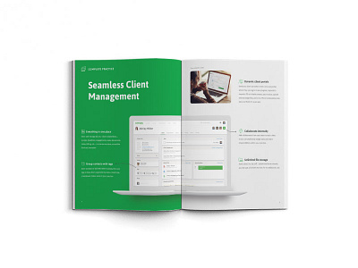 Canopy Brochure Pages booklet canopy collateral features green software brochure