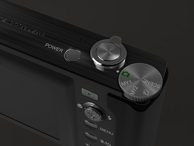 Ricoh R8 3d c4d cinema 4d digital camera lizardfei modeling rendering ricoh r8