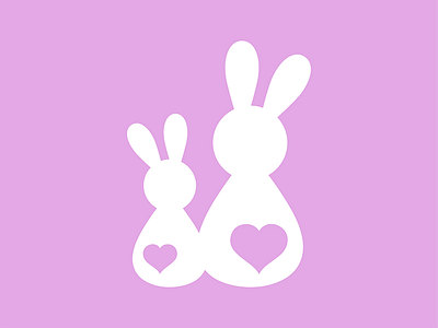 Happy Mother's Day! bunny cute illustration mothers day rabbit vector