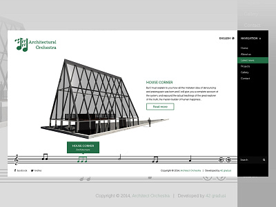 Architectural Orchestra architechture orchestra responsive design uiux