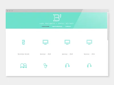 Personal rebranding branding graphisme logo pictogramme webdesign website