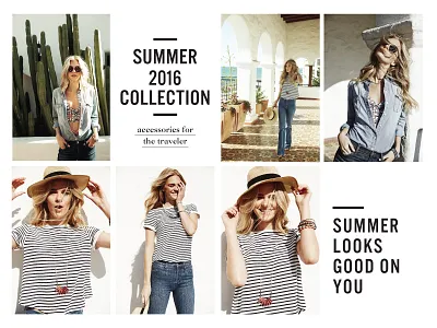 Glimpse of the SU '16 campaign launching for 31 Bits this week layout lookbook