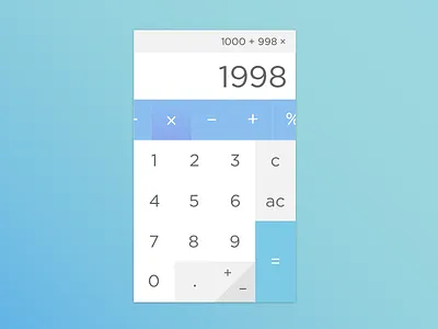 Calculator calculator dailyui ui
