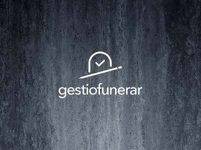 GestioFunerar design funeral logo logo design management minimalist service simple software