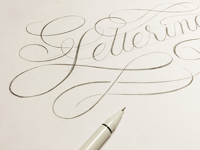 Lettering sketch lettering pencil sketch