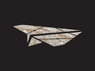 Apparel apparel benny gold explore map paper plane travel