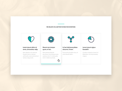 Info Cards blocks design icons illustration science ui ux