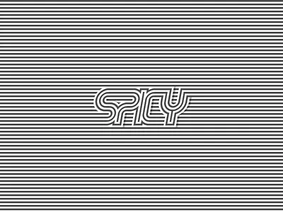 Salt & Pepper branding concept letter lettering logo stripes typography zebra