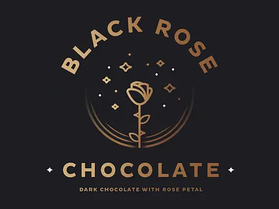 Black Rose black chocolate rose