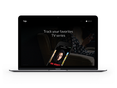 Landing 🎥 app black ios iphone iphone 6 landing minimal mr robot page site surfies website