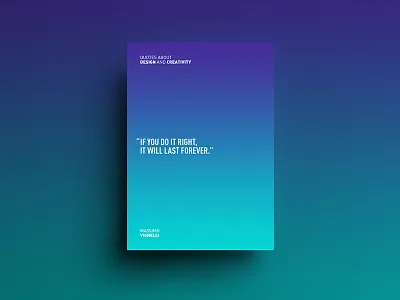 Design and Creativity Quotes colors design gradient minimal poster posters quotes shades visual web