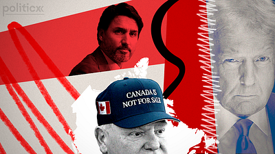 'Canada is not for sale' article canada editorial illustration graphic design newsletter politics trump