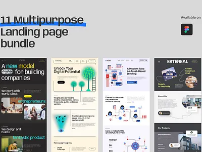 Figma Landing Page Template business website template figma design website figma landing page figma web design landing page landing page template one page website template sales page template site template web design website landing page