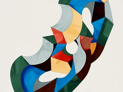 Oscillating Links 3d artwork design graphic design illustration