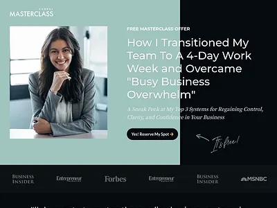 Masterclass Dark Funnel Template for GoHighLevel agency template design funnel design funnel template funnel theme ghl ghl template gohighlevel illustration masterclass dark funnel ui