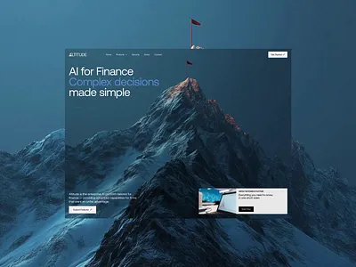 The Altitude [WIP] 3d 3d design ai art direction branding design figma finance graphic design grid layout minimal motion graphics typography ui uidesign visual design web design webdesign website