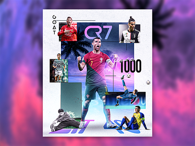 The Greatest Of All Time--Ronaldo branding design designer graphic design illustration photoshop poster