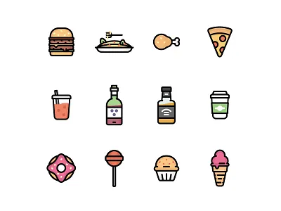 *Free* Food Icons food free icon iconography icons line set