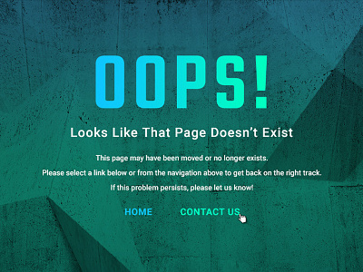 404 Error Page bootstrap ecommerce responsive uxui web design