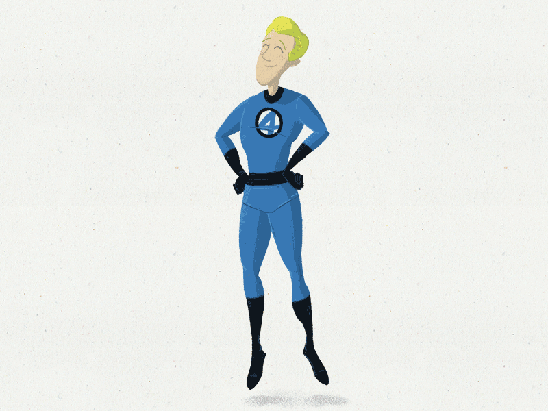 Flame On... Flame Off... character comics drawing fantastic four fire human torch illustration marvel