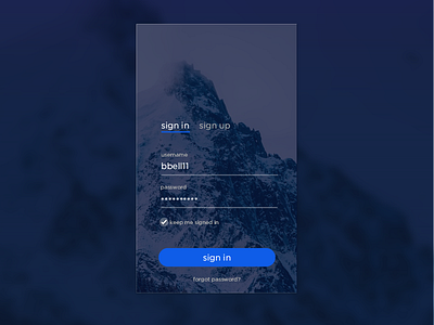 Login dailyui form login sign in sign up