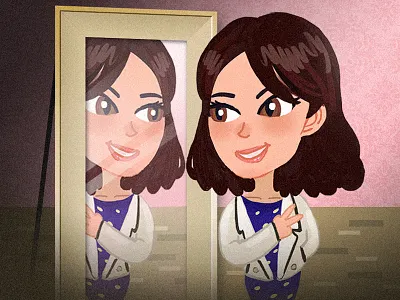 Self—Protrait illustration