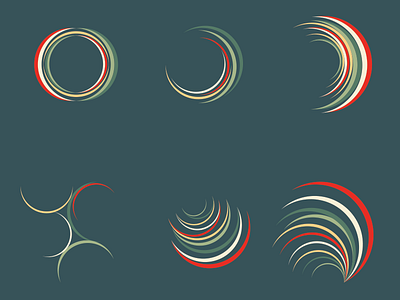 Logo research circle colours fun logo wip