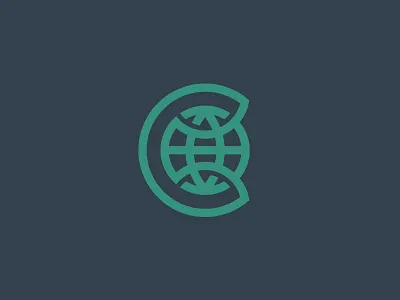 C Globe c connect globe identity logo nation