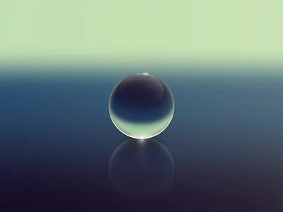 Glass ball ball glass ui