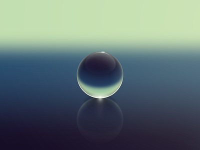 Glass ball ball glass ui