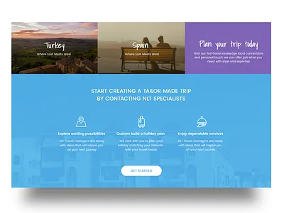 Travel Website colorful travel ui ux visual design website