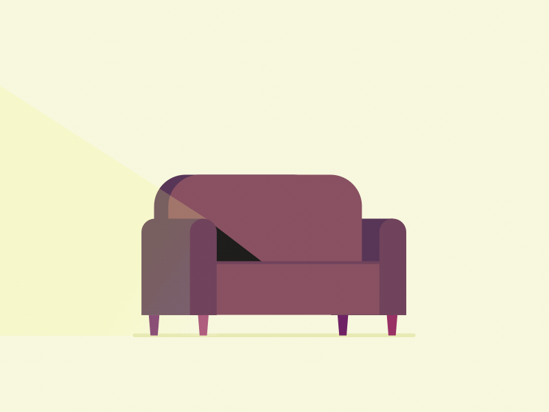 Fake 3D sofa after effects fake 3d illustrator light shadow sofa test